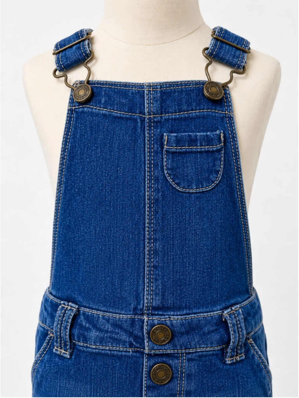 Carter’s Baby Girl Stone-Washed Denim Overall Jumper – Size 18M